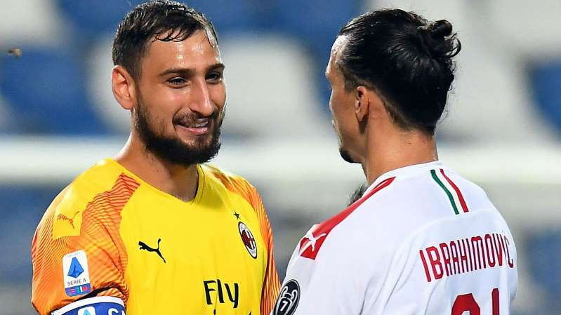 gianluigi-donnarumma-in-a-baseball-game-gianluigi-donnarumma-and-milan-team-mate-zlatan-ibrahimovic__164178_