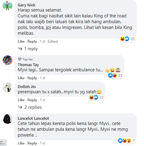 Komen Isu Myvi