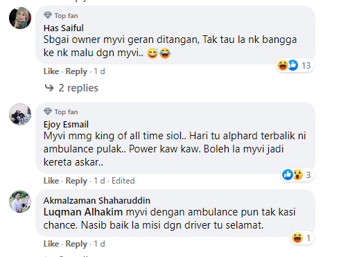 Komen Isu Myvi