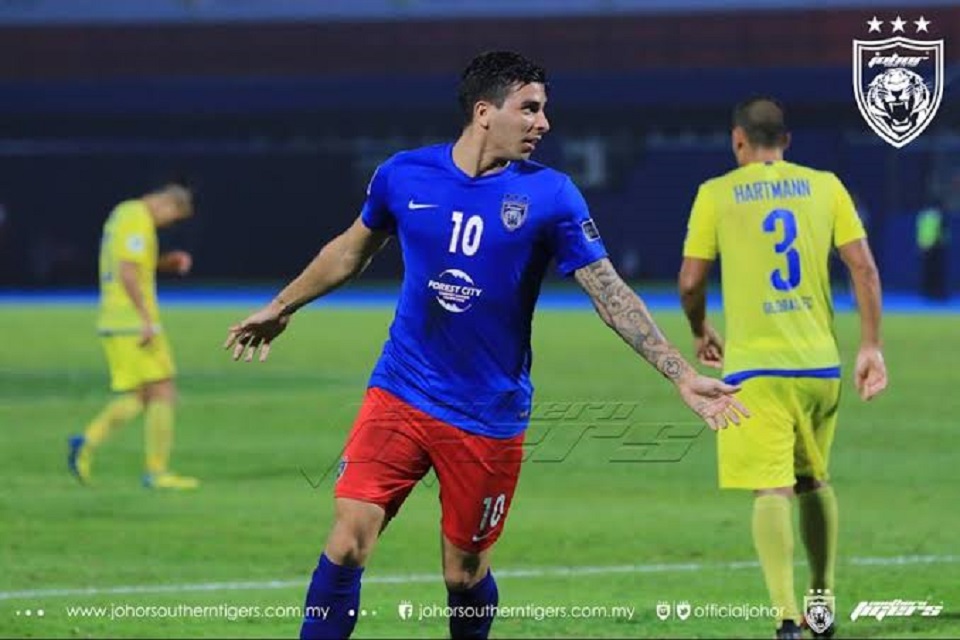 Brian Ferreira saat berseragam Johor Darul Ta'zim. (Foto: JDT).