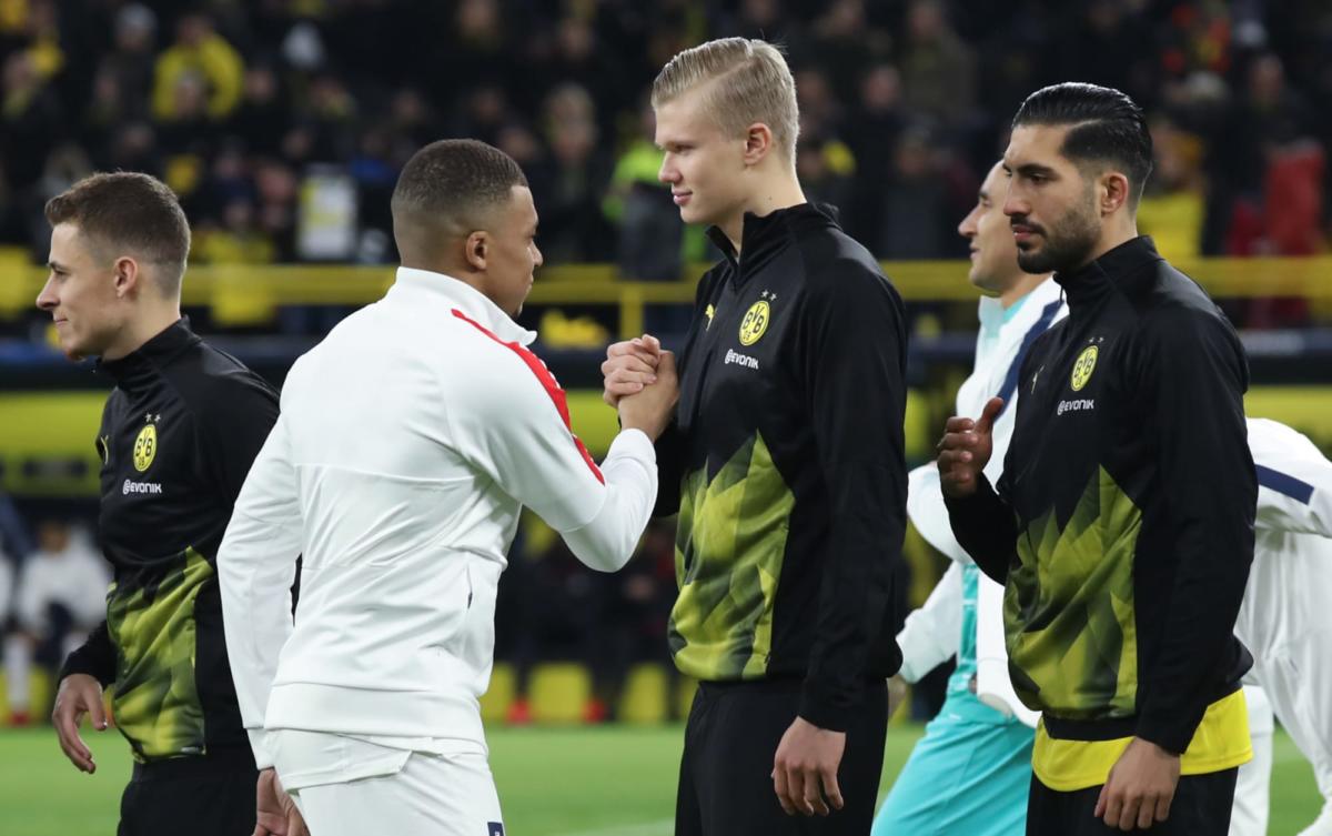 haaland mbappe
