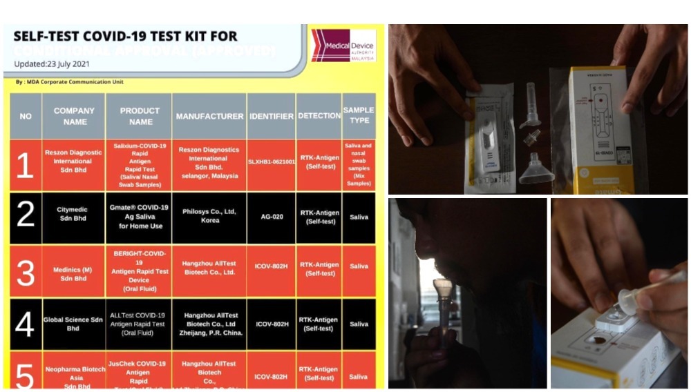 self test kit ujian kendiri covid19