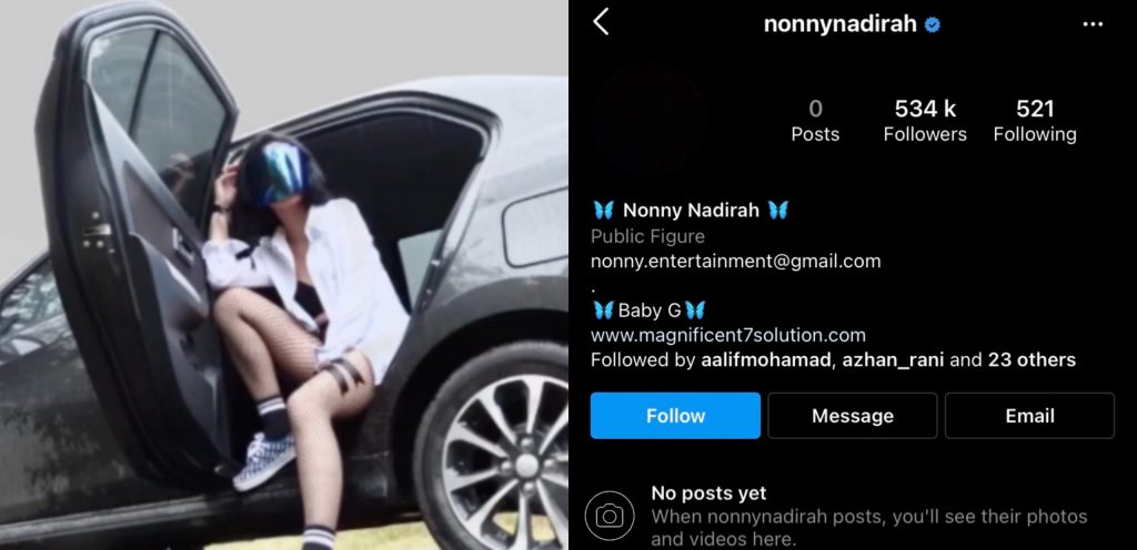 Nonny Nadirah Padam Gambar Seksi