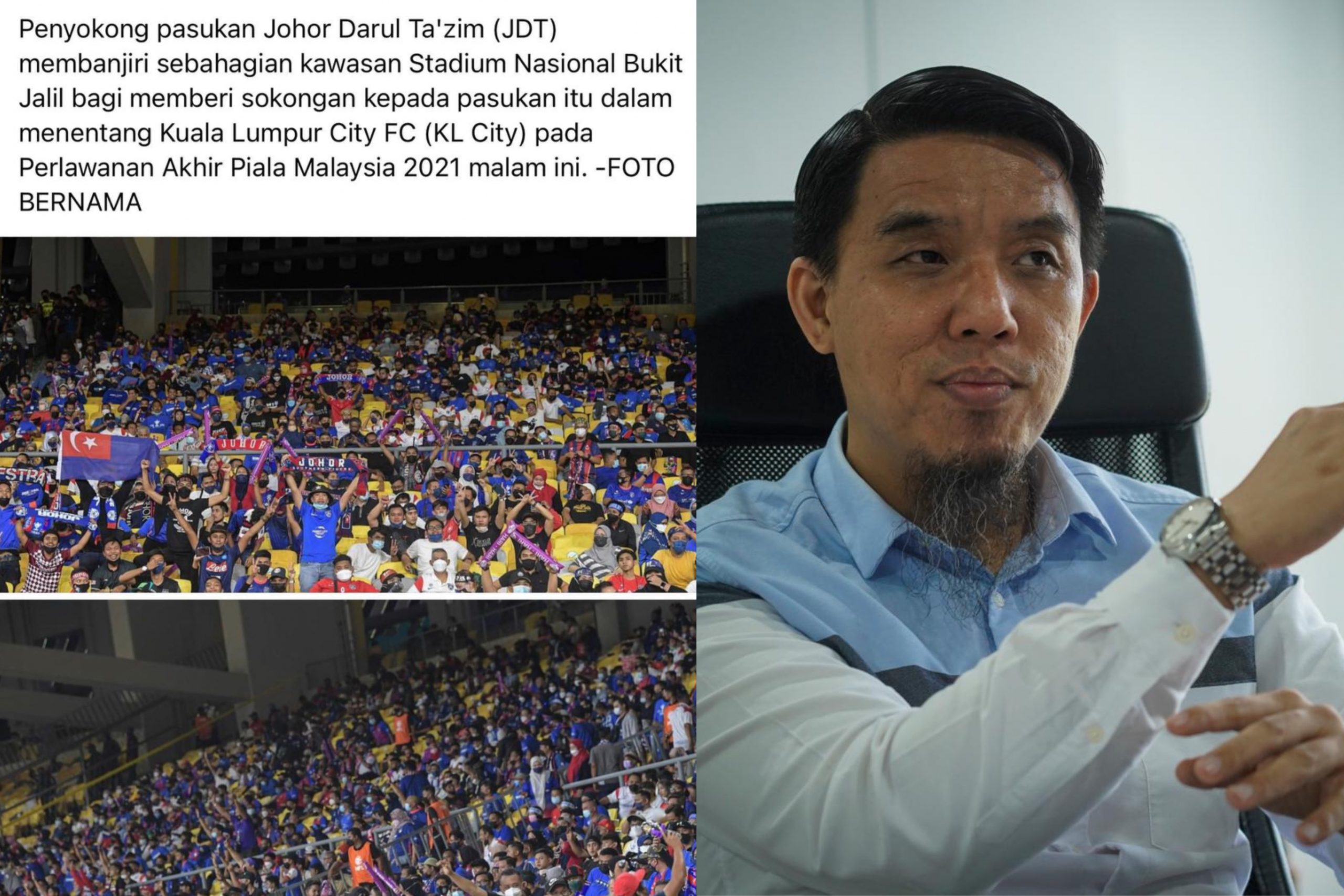 ‘Penyokong Bola Sepak Boleh Duduk Rapat, Harap Surau Dan Masjid Dapat Diimarahkan’ – Firdaus Wong