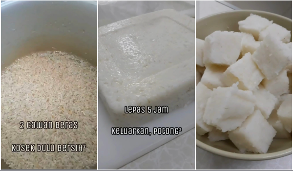 cara buat nasi impit
