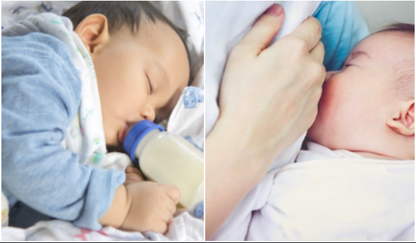 anak menyusu badan