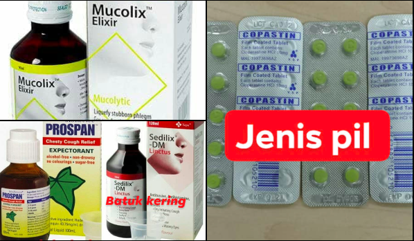 jenis ubat batuk