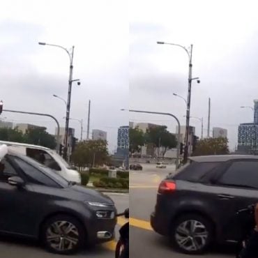 Rider marah selepas dihon berhenti petak kuning