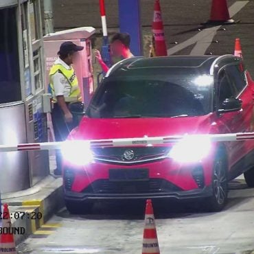 Proton X50 ditahan dan diminta jelaskan tungakkan tol