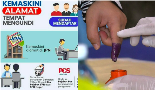 tukar tempat mengundi