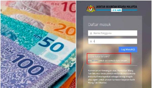 wang tak dituntut