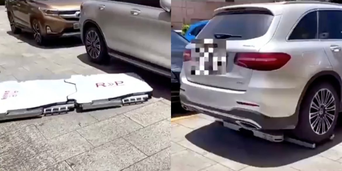 Robot pintar alih kereta 'double parking' di China