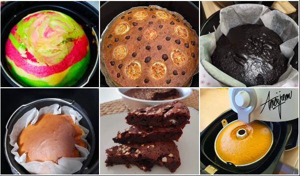 resepi kek air fryer