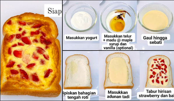 resepi roti bakar