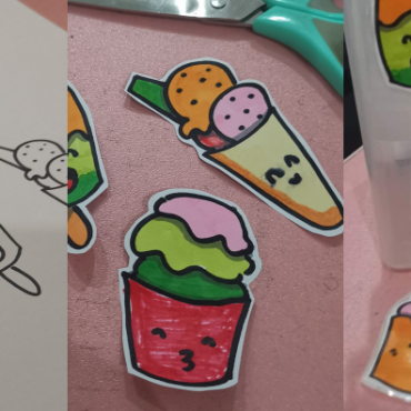 cara diy sticker