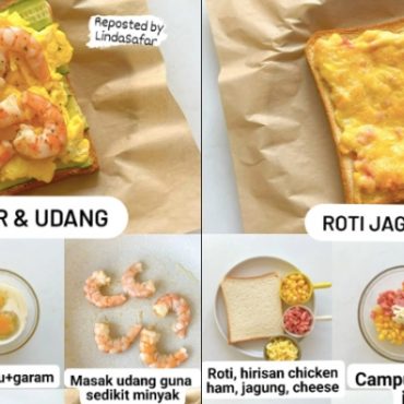 resepi roti bakar