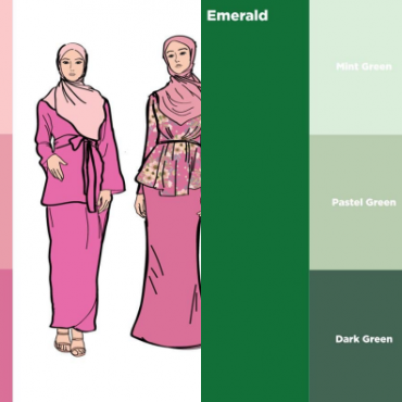 PADANAN WARNA BAJU RAYA