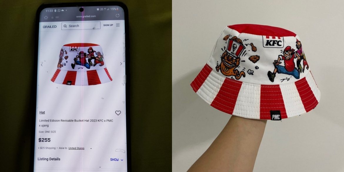 Topi KFC Ujang PMC dijual semula setinggi RM1,200
