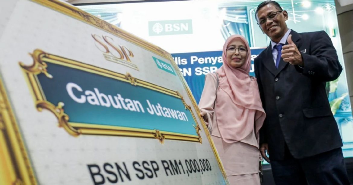 Seorang guru jadi 'jutawan segera' selepas menang RM1 juta daripada BSN SSP
