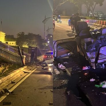 Warga asing dipercayai pandu kereta di bawah pengaruh dadah langgar pagar Istana Besar Johor.