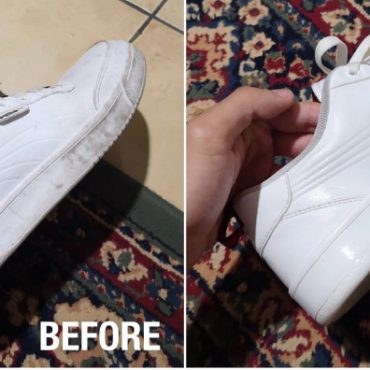 cara cuci kasut putih