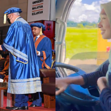 gadis pemandu lori