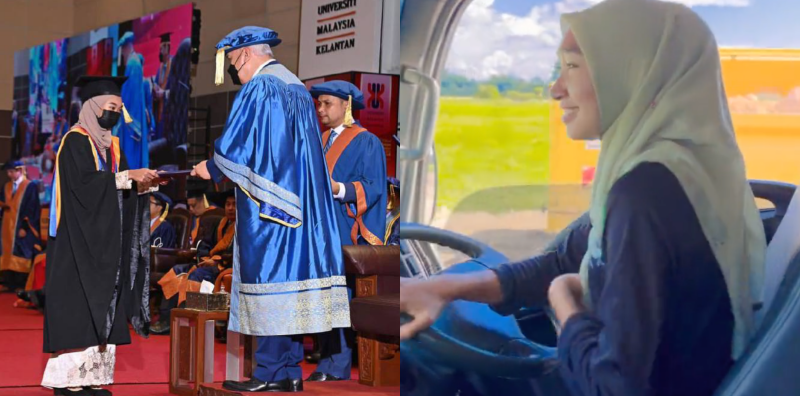 gadis pemandu lori