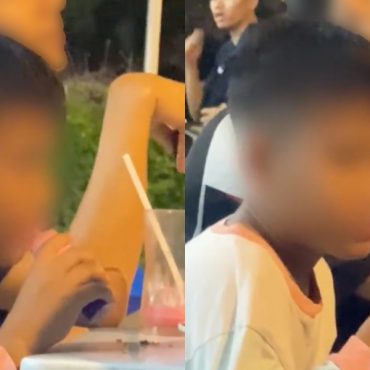 Kanak-kanak dirakam mencuba vape secara terbuka di restoran
