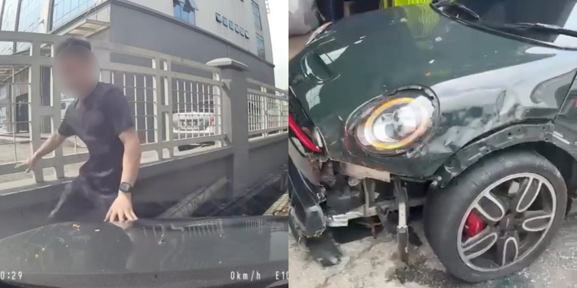 Pekerja kedai pandu Mini Cooper milik pelanggan raih perhatian netizen