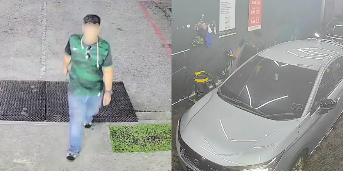 Pengganggur ditahan curi kereta Honda dari pusat cucian kenderaan.