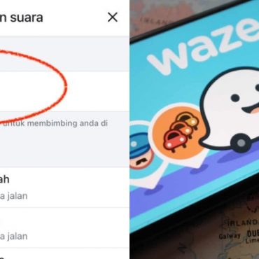 cara tukar suara waze