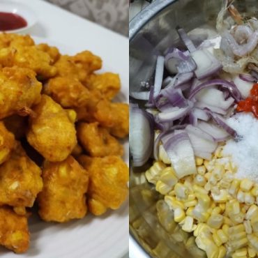 resepi cucur jagung