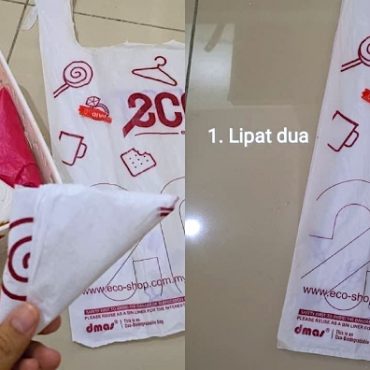 cara lipat plastik