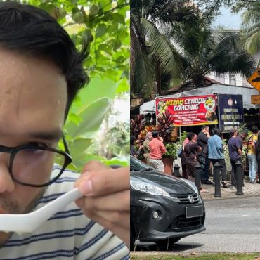 Tak Sampai 24 Jam Dipromosikan Khairul Aming, Kedai Cendol Ini Penuh Diserbu Pelanggan