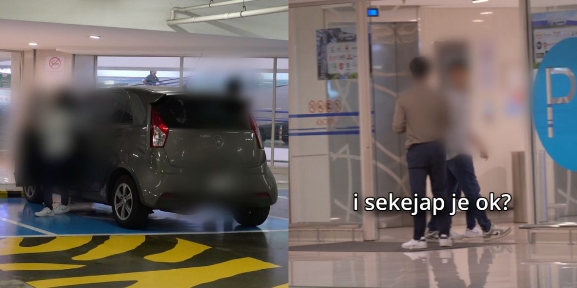 'I Sekejap Je Ok' – Netizen Kecam Pasangan Penting Diri Guna Parkir OKU