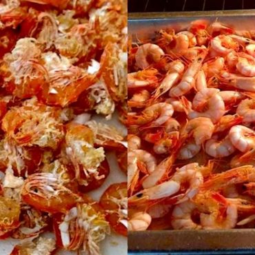 cara buat udang kering