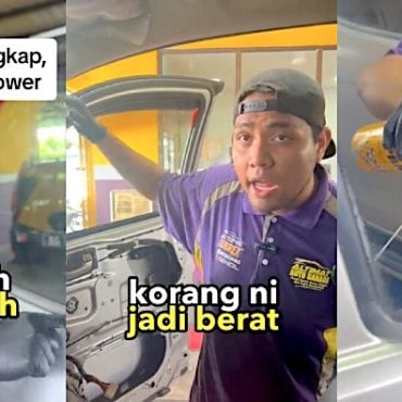 punca tingkap kereta berat