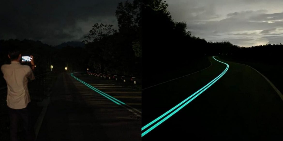Kos Buat Garisan Jalan 'Glow In The Dark' Cecah RM749 Semeter Persegi