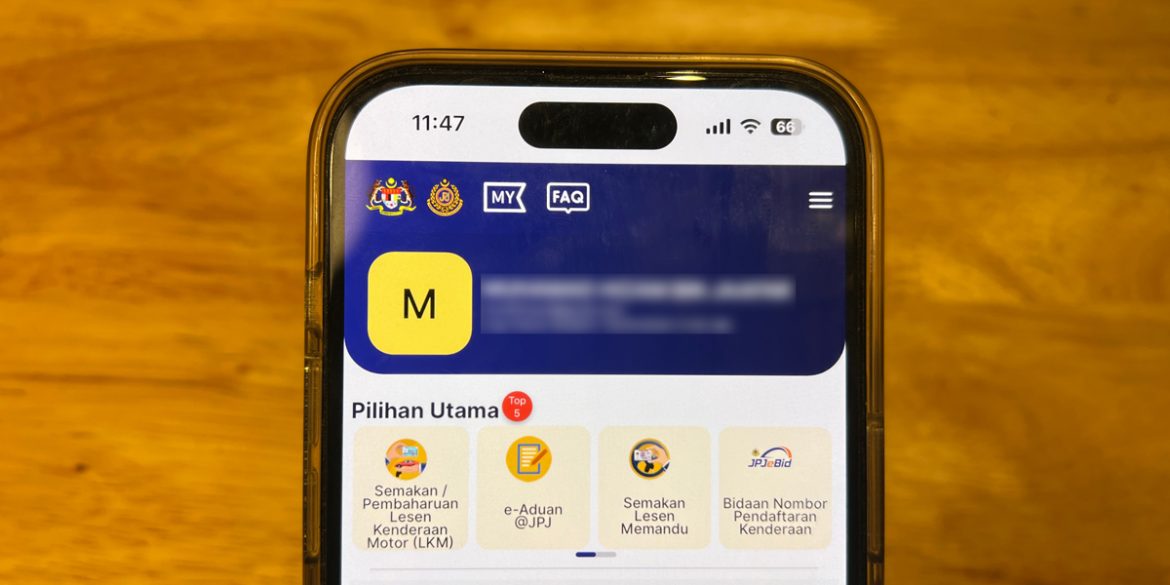 Lesen Memandu Boleh Diperbaharui Melalui Aplikasi MyJPJ Mulai 1 Februari, Dapat Rebat RM5