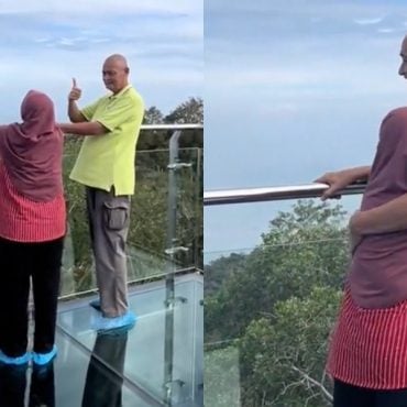 'You Shout, I Shout' – Pasangan Warga Emas Romantik Ini Curi Tumpuan Ramai