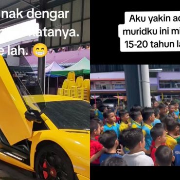 Cikgu Fadli Bawa Lamborghini Ke Majlis Persaraannya, Penuhi Permintaan Terakhir Anak Murid Kesayangan