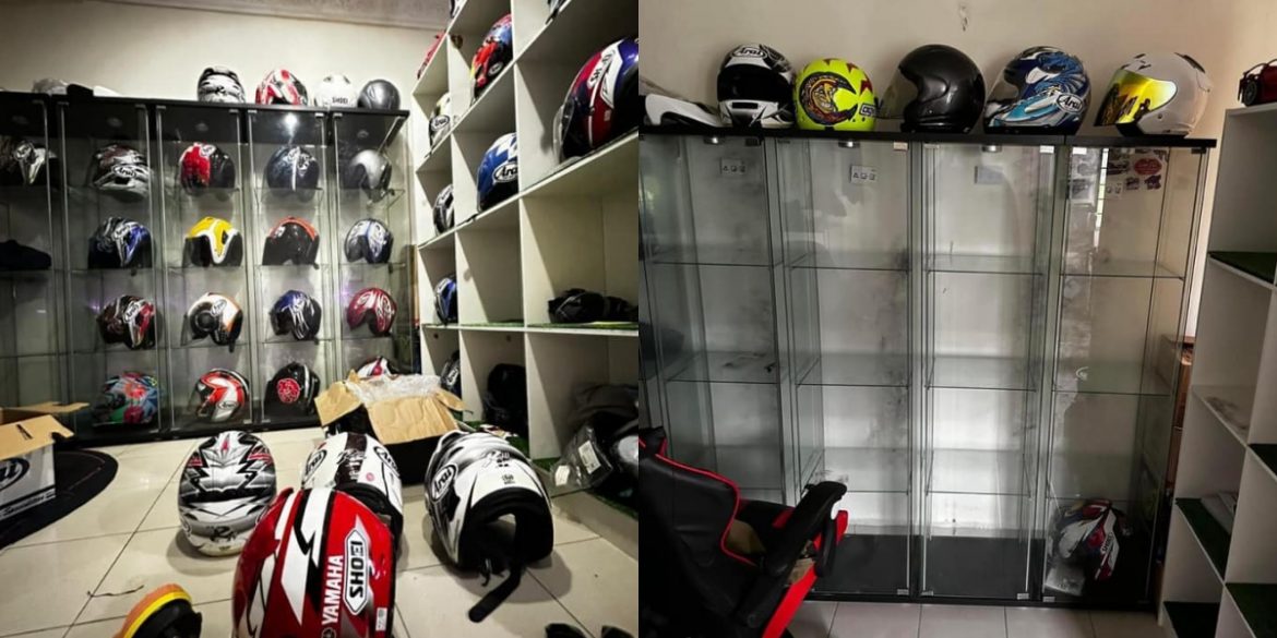 Polis Buru Pencuri 19 Helmet Shoei, Arai Bernilai RM63,200