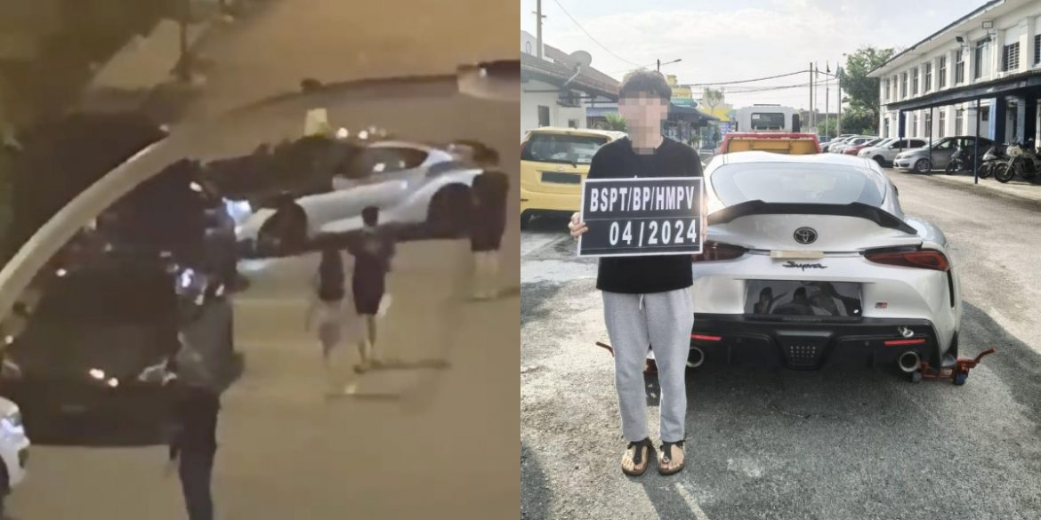 Buat Aksi 'Drift' Sampai Kemalangan, Pemandu Toyota Supra Kena Tidur Lokap