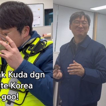 Diterbangkan Khas Dari Malaysia, Ini Reaksi Warga Korea Nikmati Kek Tapak Kuda