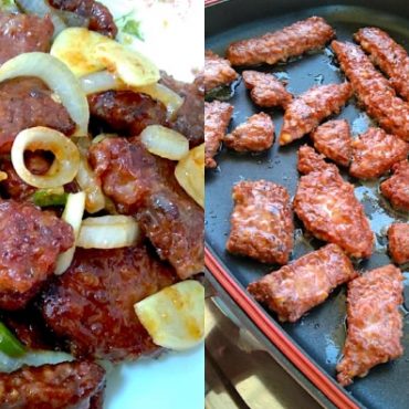 resepi lauk daging burger