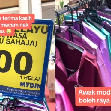 'Baju Raya Ini Lagi Murah Daripada Roti John' – Netizen