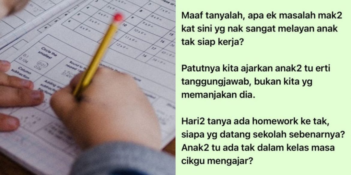 Setiap Hari Tanya 'Homework' Dalam WhatsApp Group, Cikgu Tegur Ibu Bapa Manjakan Anak