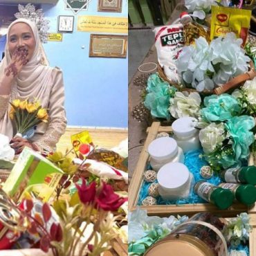 Pasangan Ini Tak Kisah Tepung, Sardin Tin Jadi Hantaran Kahwin