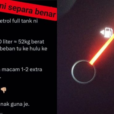 kesan isi minyak penuh