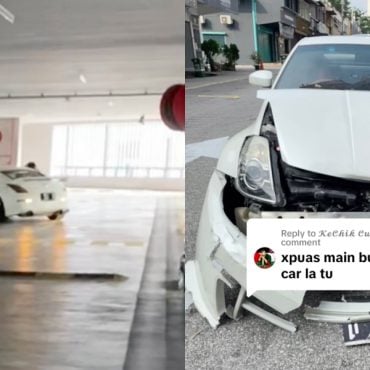 Nissan Fairlady Rempuh Kereta Di Ruang Parkir Undang Tanda Tanya Netizen